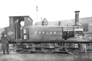 Archive image of the Poplar 70 steam engine, from 1880.